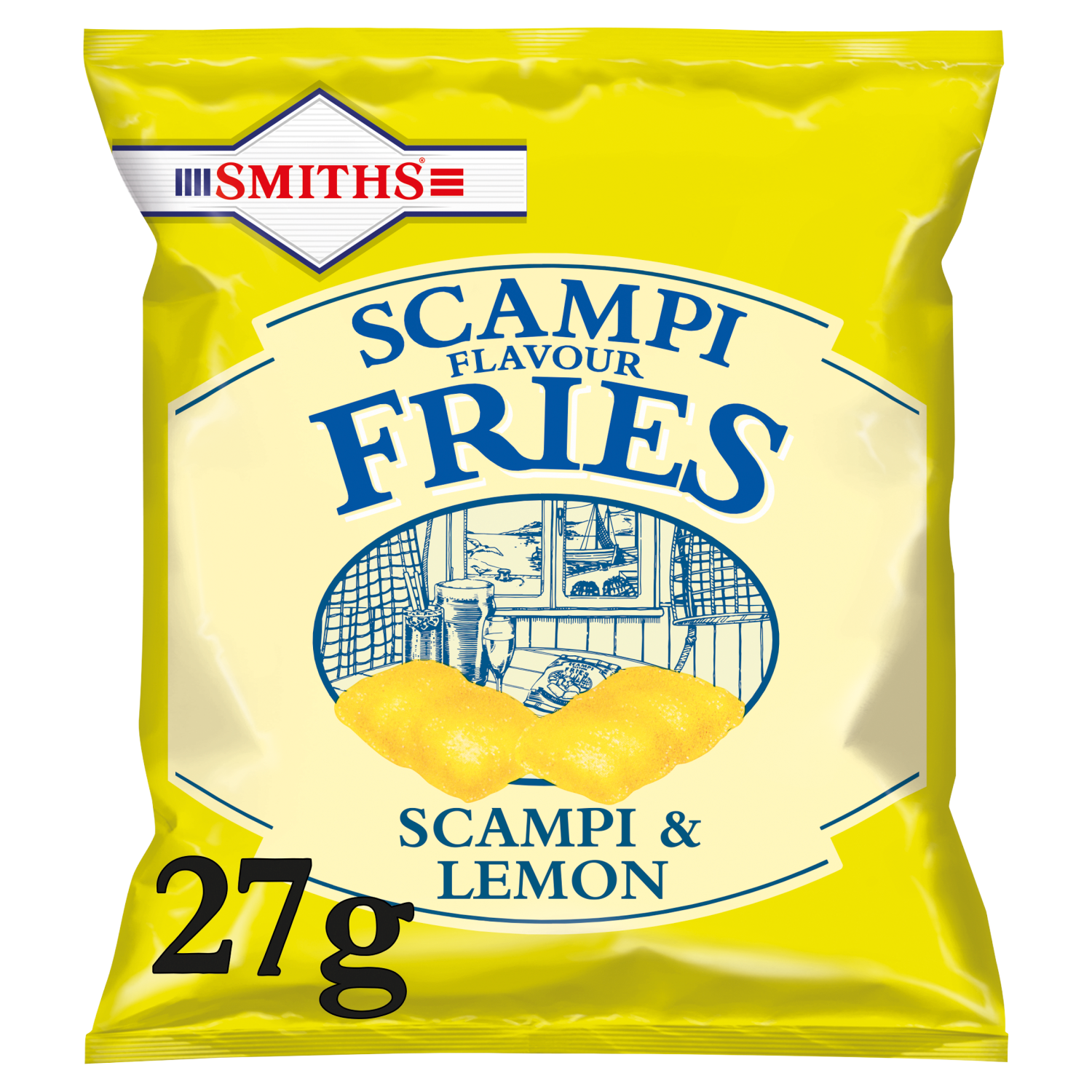 Smiths Scampi Flavour Fries 4 x 24 x 27g
