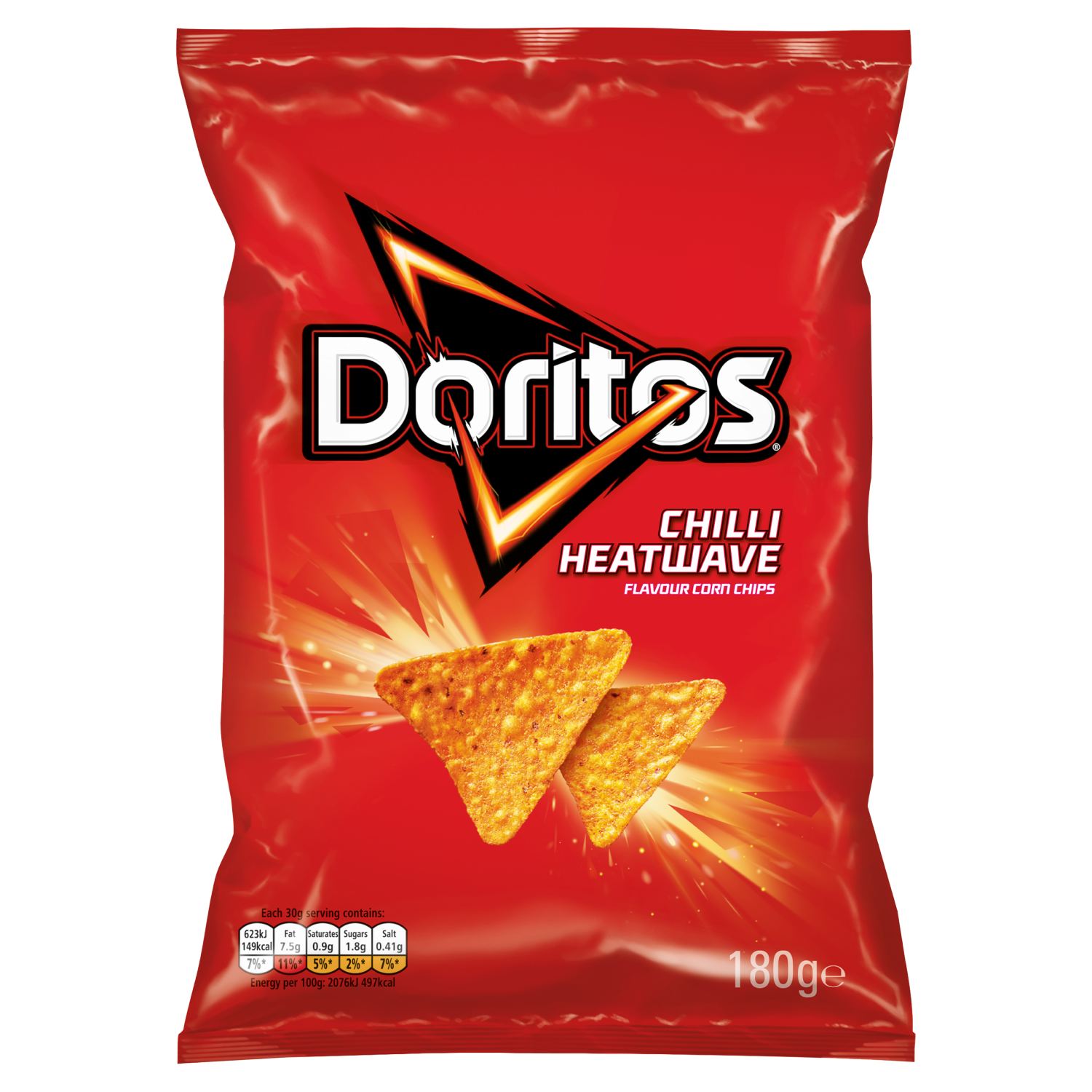 Doritos Chilli Heatwave Chips 32 x 40g