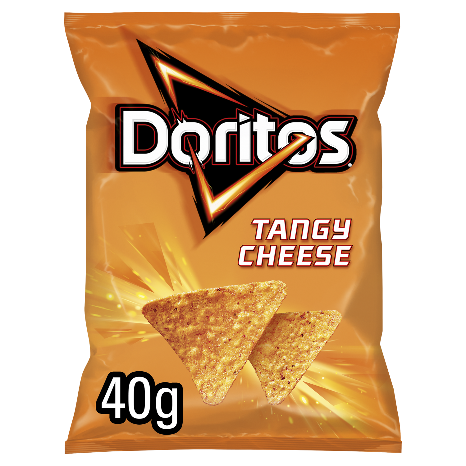 MHD Doritos Tangy Cheese Tortilla Chips 32 x 40g MHD 24.02.24